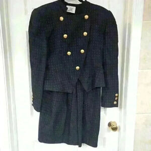 C'est Simone Saks Fifth Avenue Elegant European Style Suit,Size 14